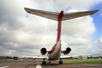 PH-ZCM @ EGTC - Fokker 100 at Cranfield Airfield in 1991. - by Malcolm Clarke