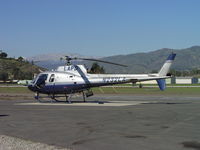 N232LA @ POC - Parked at westside helipad - by Helicopterfriend