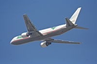 N314LA @ KLAX - MAS AIR Boeing 767-316F, 25L departure KLAX. - by Mark Kalfas