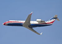 N412SW @ KLAX - SkyWest CL-600-2B19, 25R departure KLAX. - by Mark Kalfas