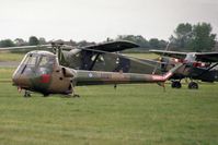 XL814 @ EGTC - Saunders-Roe Skeeter AOP12 at Cranfields Air Show and Helifest in 1994. - by Malcolm Clarke