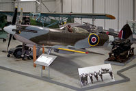 TE462 @ E FORTUNE - Supermarine 361 Spitfire LF16E at the Museum of Flight, East Fortune in 1993. - by Malcolm Clarke