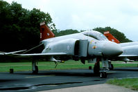 XV494 @ EGUW - In 1992 the curtain fell for the RAF Phantoms. To mark the occasion a photocall was held during which a long line of Phantoms was positioned on the flightline. Unfortunately the weather was not as good as hoped for.