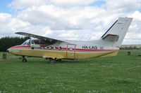 HA-LAQ @ EGSP - Let L-410UVP Turbolet at Peterborough Sibson Airfield  in 2008. - by Malcolm Clarke