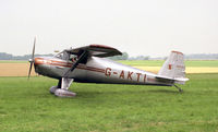 G-AKTI @ BADMINTON - Luscombe 8A Silvaire at Badminton Air Day, Badminton House in 1989. - by Malcolm Clarke