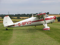 G-BPVZ @ X5FB - Luscombe 8E Silvaire de luxe an airfield resident at Fishburn Airfield in 2004. - by Malcolm Clarke