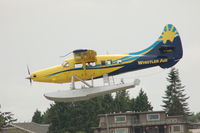 C-GEND @ YVR - landing on the Fraser River