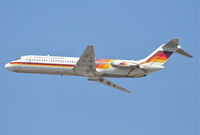 XA-SWG @ KLAX - Aero California McDonnell Douglas DC-9-32, 25R departure KLAX. - by Mark Kalfas