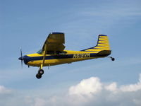 N619VM @ SZP - 1981 Cessna A185F SKYWAGON II, Continental IO-520-D 300 Hp, on final Rwy 22 - by Doug Robertson