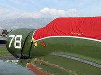 N4183E @ SZP - 1966 Nanchang China CJ-6A, Huosai 6A 9 cylinder 285 Hp radial, Team red logo - by Doug Robertson