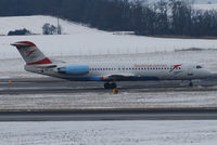 OE-LVK @ VIE - Austrian arrows Fokker 100 - by Chris J