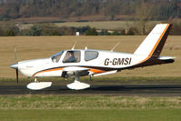 G-GMSI @ EGBO - Part of a busy aviation scene at Wolverhampton (Halfpenny Green) Airport on a crisp winters day - by Terry Fletcher
