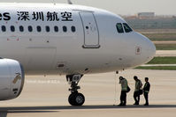 B-6568 @ ZGSZ - A320 - by Dawei Sun