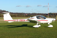 G-OBDA @ EGBO - Part of a busy aviation scene at Wolverhampton (Halfpenny Green) Airport on a crisp winters day - by Terry Fletcher