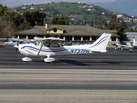 N737PH @ SZP - 1977 Cessna 172N, Lycoming O-320-H2AD 160 Hp, landing roll Rwy 22 - by Doug Robertson