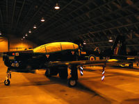 ZF416 @ EGOS - Shorts Tucano T.1 in storage at RAF Shawbury - by Chris Hall