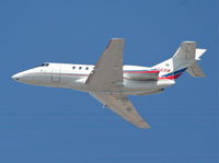 N806XM @ KLAX - Mobil Corp. Hawker 800XP (sn: 258418), 25L departure KLAX. - by Mark Kalfas