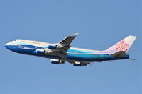 B-18210 @ KLAX - China Airlines Boeing 747-409, 25R departure KLAX. - by Mark Kalfas