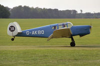 G-AKBO @ BADMINTON - Miles M-38 Messenger 11A at Badminton in 1990. - by Malcolm Clarke