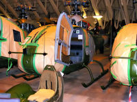 XZ291 @ EGOS - Aerospatiale Gazelle AH.1 in storage at RAF Shawbury - by Chris Hall