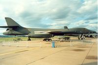86-0095 @ EGQL - B-1B Lancer named Mystique of 28th Bomb Wing at Ellsworth AFB on display at the 1989 RAF Leuchars Airshow. - by Peter Nicholson
