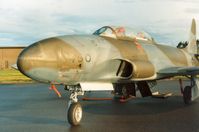 133450 @ EGQL - CT-133 Silver Star of the Group Tactical Training Flight at CFB Sollingen, Germany on display at the 1989 RAF Leuchars Airshow. - by Peter Nicholson