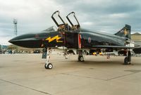XV582 @ EGQL - Another view of the preserved Phantom FG.1 in 111 Squadron colours on display at the 1989 RAF Leuchars Airshow. - by Peter Nicholson