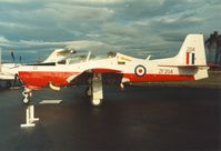 ZF204 @ EGQL - Tucano T.1 with no unit markings on display at the 1989 RAF Leuchars Airshow. - by Peter Nicholson