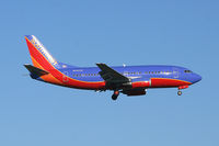 N525SW @ HOU - Southwest Airlines landing at Houston Hobby Airport - by Zane Adams