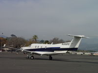 N395PC @ POC - Parked in transient parking - by Helicopterfriend