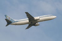 SX-BKN @ EBBR - Taking off from RWY 07R - by Daniel Vanderauwera
