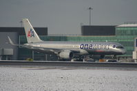 N174AA @ EGCC - American Airlines 757 in One World livery - by Chris Hall