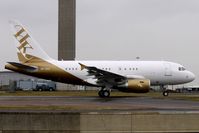 VP-CKH @ EGGW - Executive Airbus 318 Elite at Luton - by Terry Fletcher