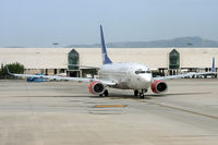 LN-TUL @ LEPA - taxying to the active - by Friedrich Becker