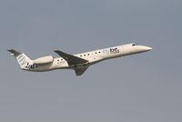 G-ERJC @ EBBR - Flight BE1842 is taking off from RWY 07R - by Daniel Vanderauwera