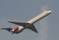 OY-KHM @ EBBR - Flight SK590 is taking off from RWY 07R