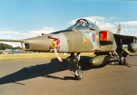 XX117 @ EGQL - Jaguar GR.1A of Lossiemouth's 226 Operational Conversion Unit in the static display at the 1989 RAF Leuchars Airshow. - by Peter Nicholson