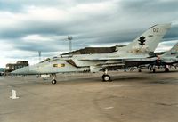 ZE793 @ EGQL - Tornado F.3 of 11 Squadron at RAF Leeming on display at the 1989 RAF Leuchars Airshow. - by Peter Nicholson