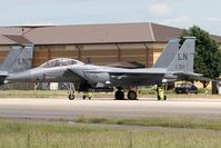 91-0311 @ EGUL - McDonnell Douglas F-15E Strike Eagle at RAF Lakenheath in 1994. - by Malcolm Clarke