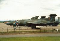 XV355 @ EGQL - Buccaneer S.2B of 208 Squadron at RAF Lossiemouth on the flight-line at the 1989 RAF Leuchars Airshow. - by Peter Nicholson