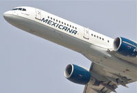 N763MX @ KLAX - Mexicana Boeing 757-2Q8, 25R departure KLAX. - by Mark Kalfas