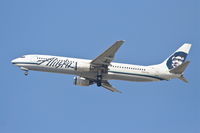 N307AS @ KLAX - Alaska Airlines Boeing 737-990, 25R departure KLAX. - by Mark Kalfas