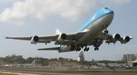 PH-BFL @ TNCM - KLM PH-BFL departing TNCM runway 10 - by Daniel Jef