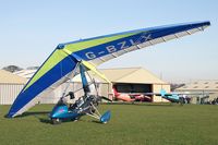 G-BZLX @ FISHBURN - Pegasus Quantum 15-912 at Fishburn Airfield, UK in 2005. - by Malcolm Clarke