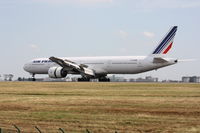 F-GZNB @ LFPG - on landing at CDG - by juju777