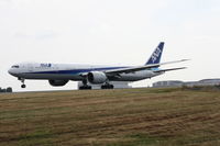 JA777A @ LFPG - on landing at CDG - by juju777