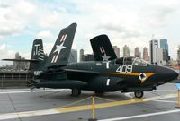 127074 - Nice Cold War fighter aboard the USS Intrepid - by Daniel L. Berek