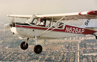 N626AP - Hard at work banner towing - by BobD