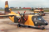 T12B-20 @ EGVA - CASA Aviocar support aircraft from Ala 35 Spanish Air Force on display at the 1987 Intnl Air Tattoo at RAF Fairford. - by Peter Nicholson