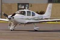 N107CB @ EGBJ - Cirrus SR22 at Staverton - by Terry Fletcher